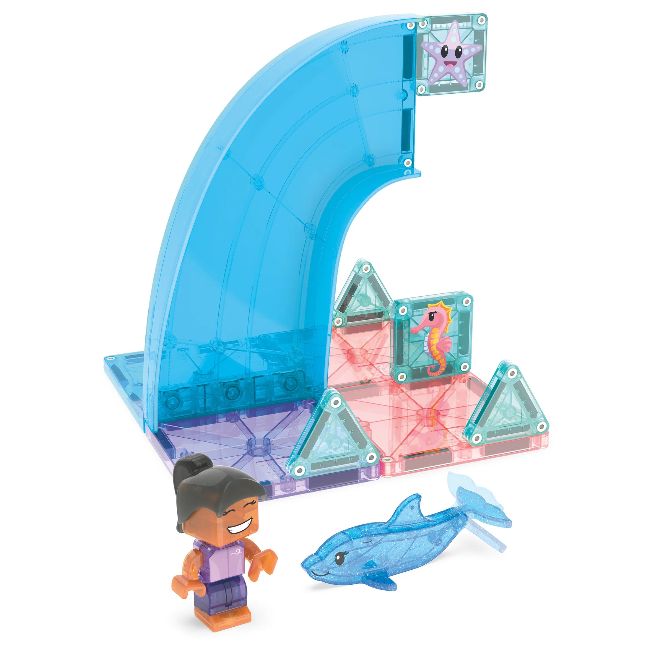 Dolphin Bay 13-Piece Set | Magna-Tiles
