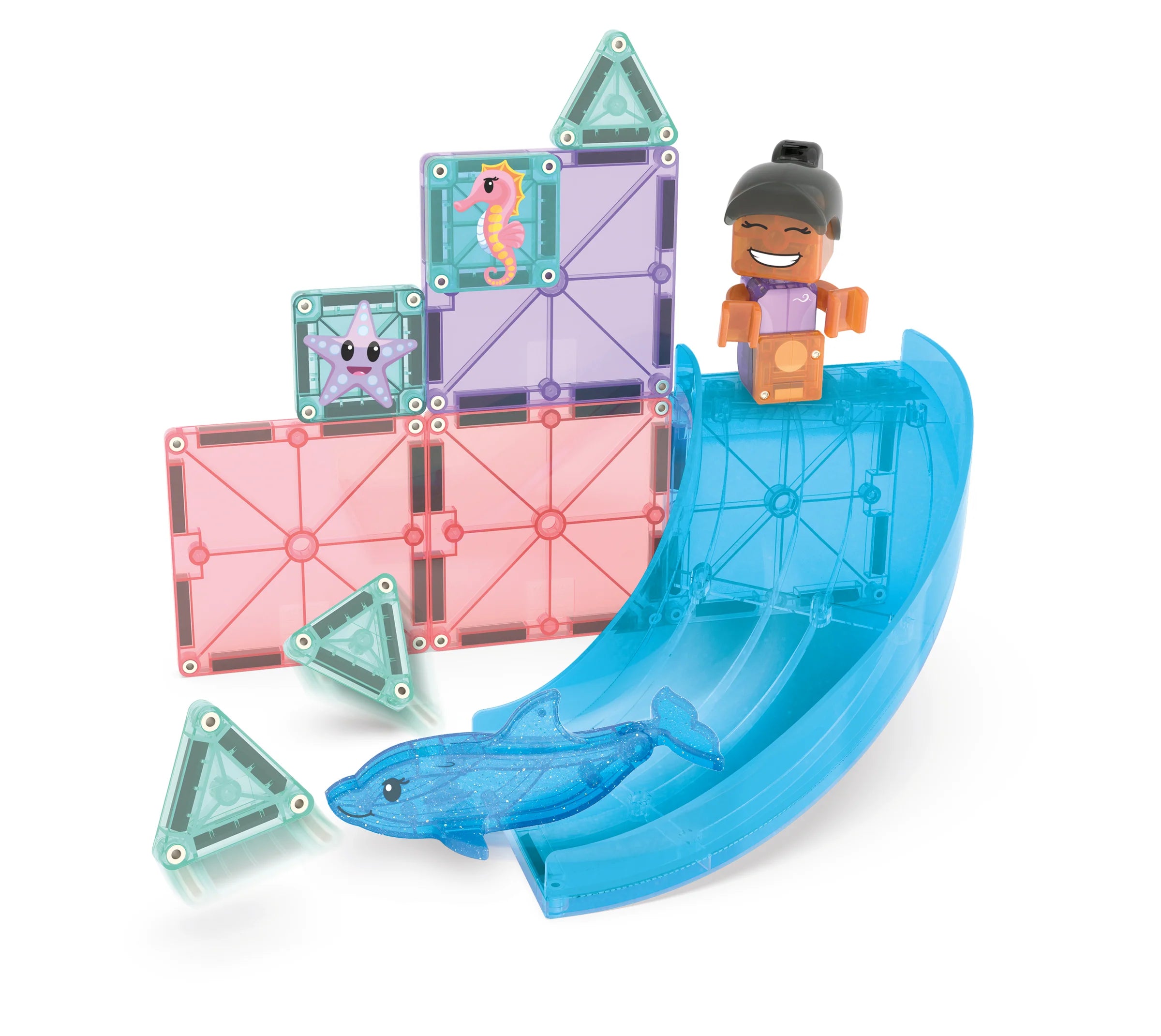 Dolphin Bay 13-Piece Set | Magna-Tiles