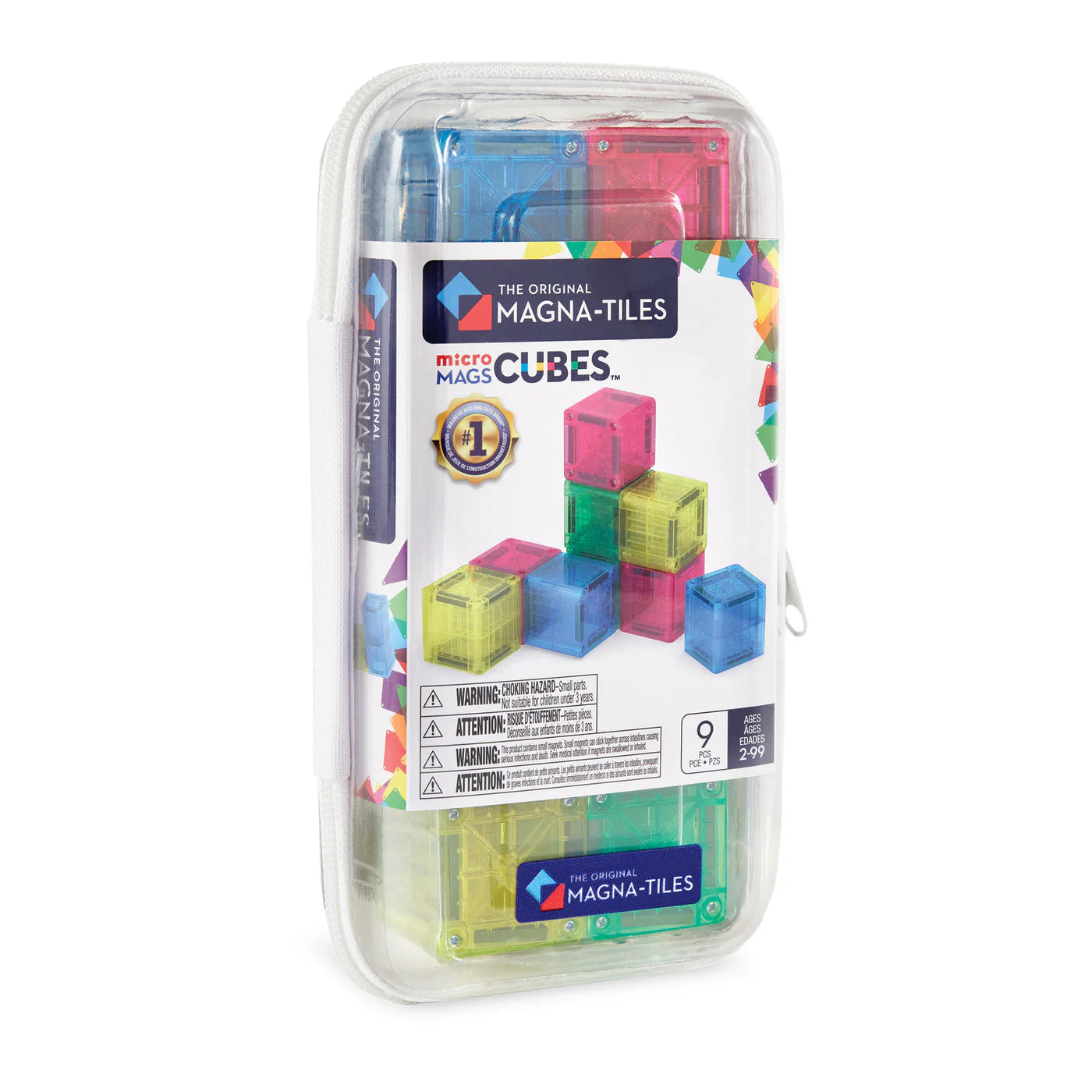 microMAGS Cubes 9-Piece Set | Magna-Tiles