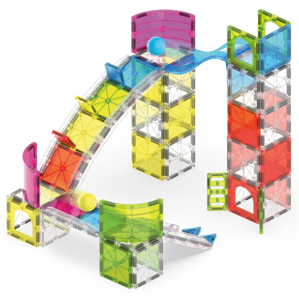 Rail Racers Max 80-Piece Set | Magna-Tiles