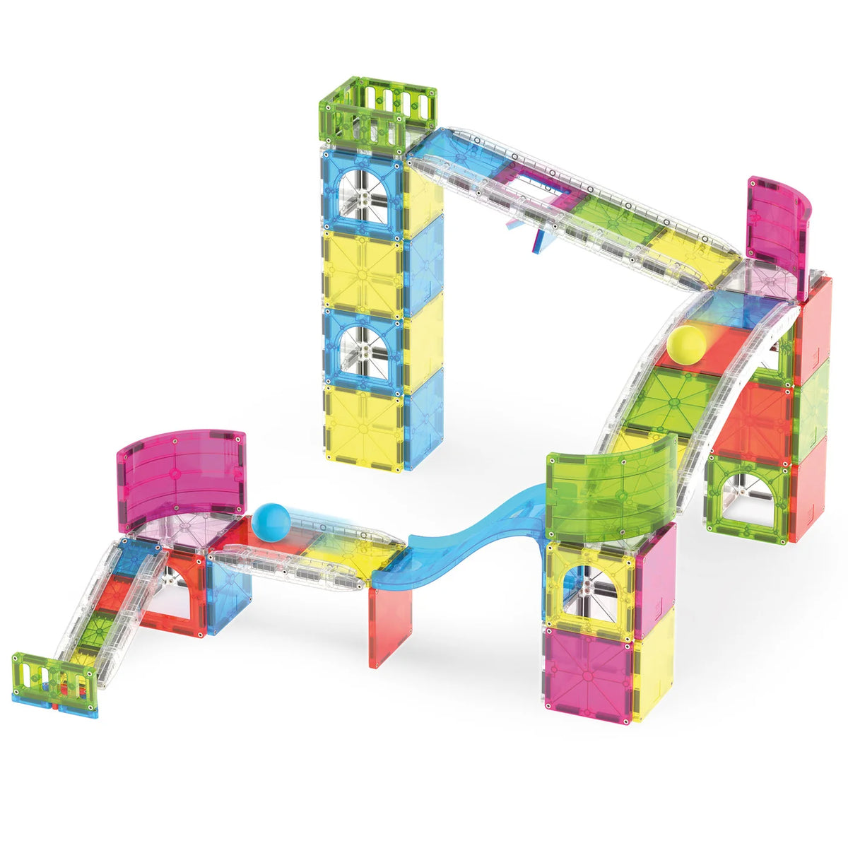 Rail Racers Max 80-Piece Set | Magna-Tiles