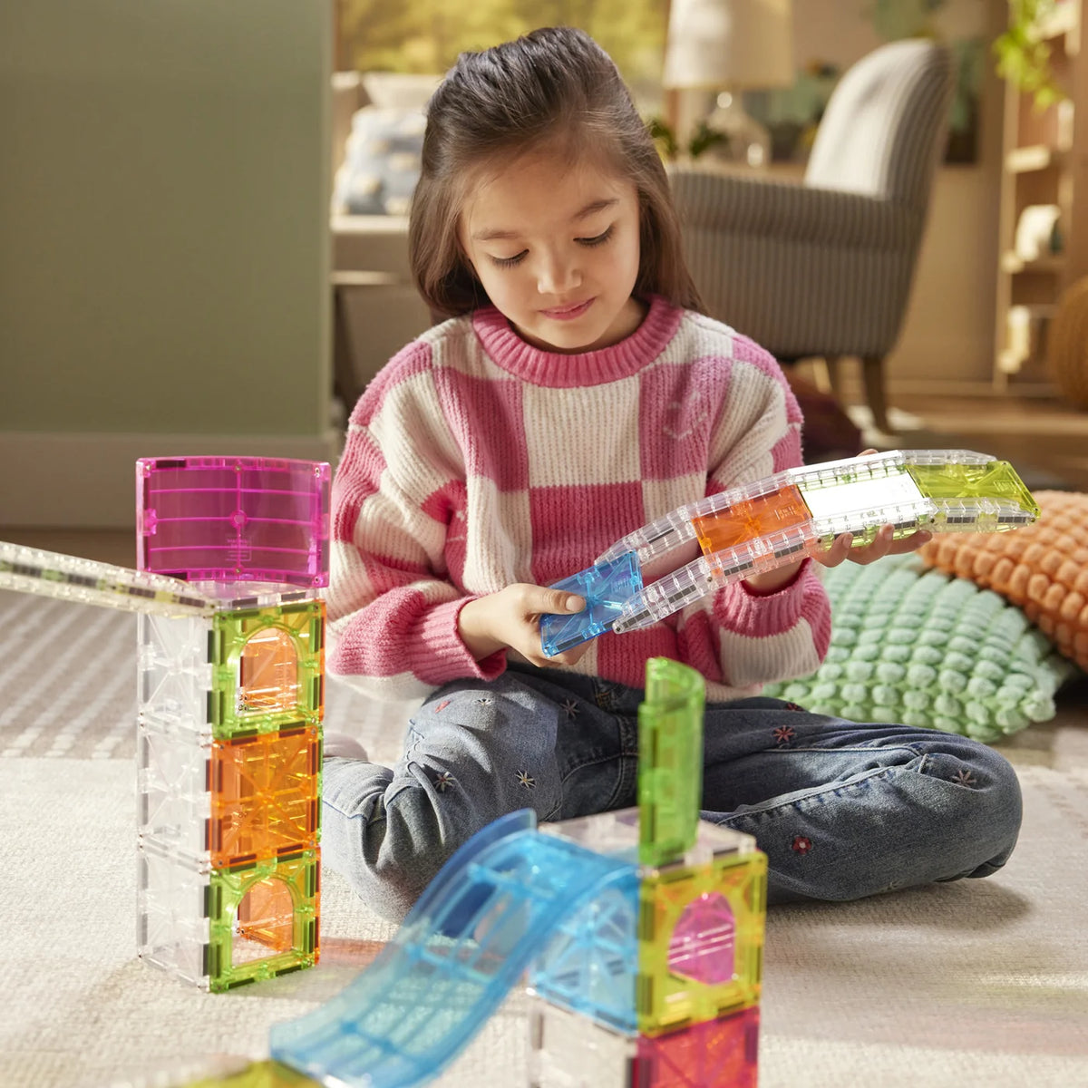 Rail Racers Max 80-Piece Set | Magna-Tiles