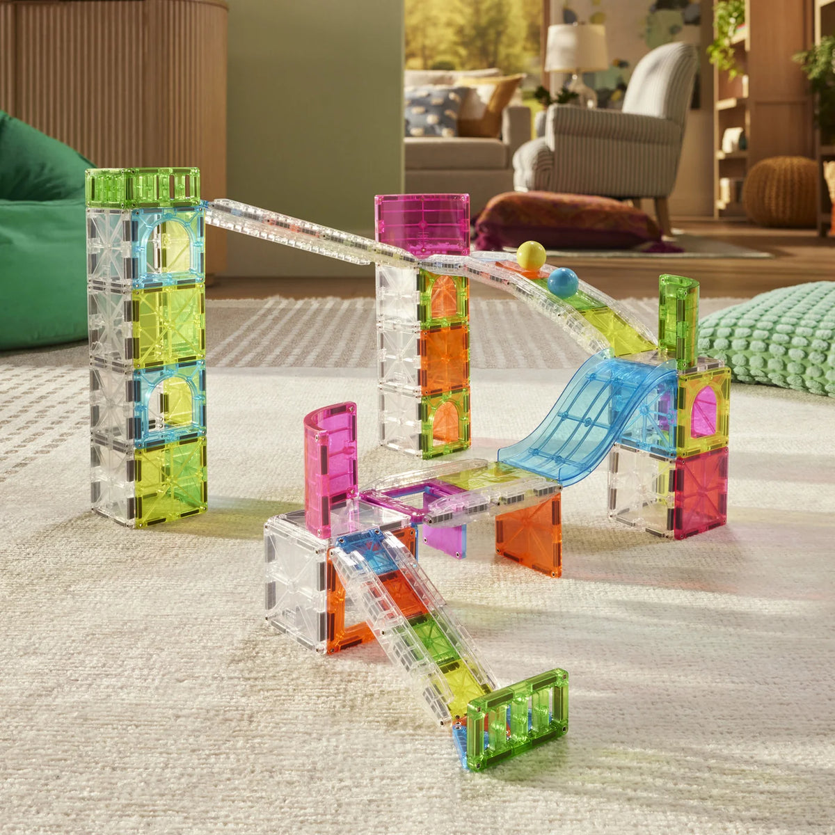 Rail Racers Max 80-Piece Set | Magna-Tiles