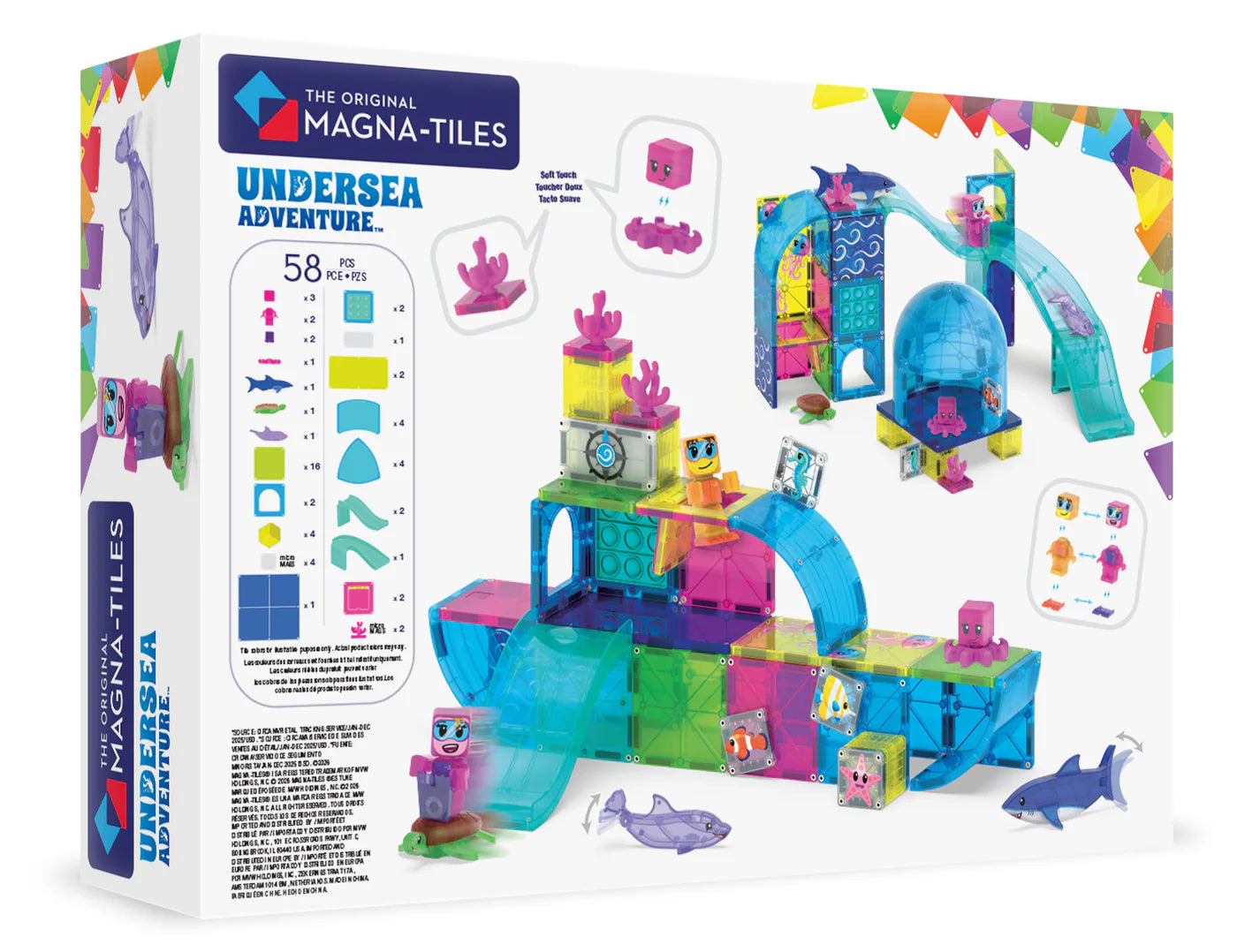 Undersea Adventure 58-Piece Set | Magna-Tiles - LOCAL PICK UP ONLY