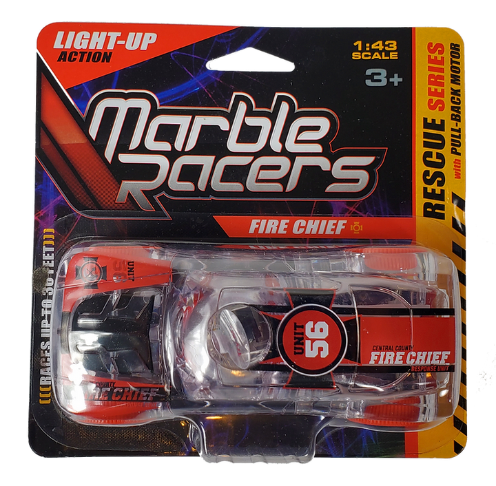 Pull-Back Marble Racers Rescue Series | SD Toyz