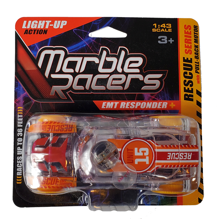 Pull-Back Marble Racers Rescue Series | SD Toyz