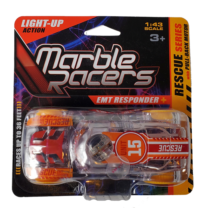 Pull-Back Marble Racers Rescue Series | SD Toyz