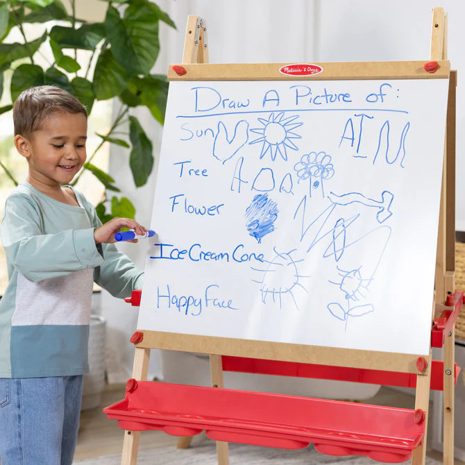 Deluxe Magnetic Standing Art Easel | Melissa & Doug - LOCAL PICK UP ONLY