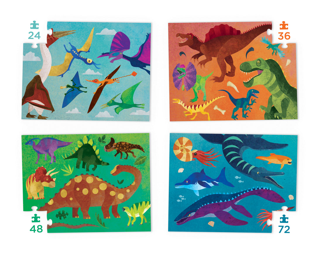 Four Puzzles: Dinosaurs | Crocodile Creek