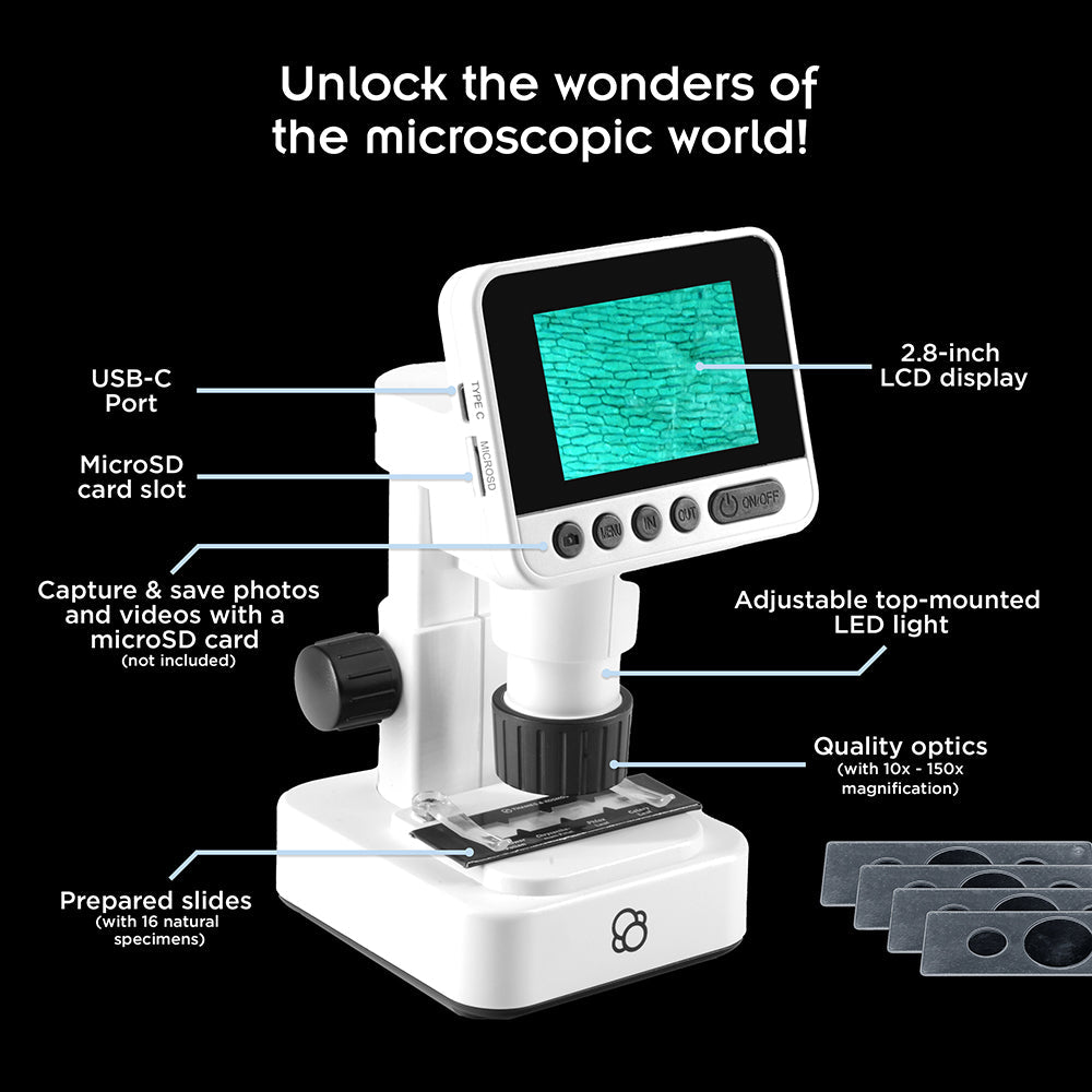 Digital Microscope with HD Imaging and LCD Display | Thames & Kosmos - LOCAL PICKUP ONLY