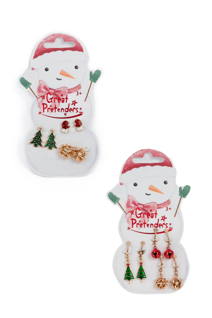 Snowman Holiday Earring Set | Great Pretenders