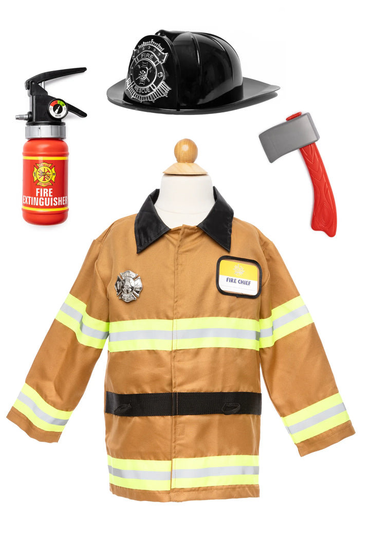 Tan Firefighter Set with Accessories | Great Pretenders