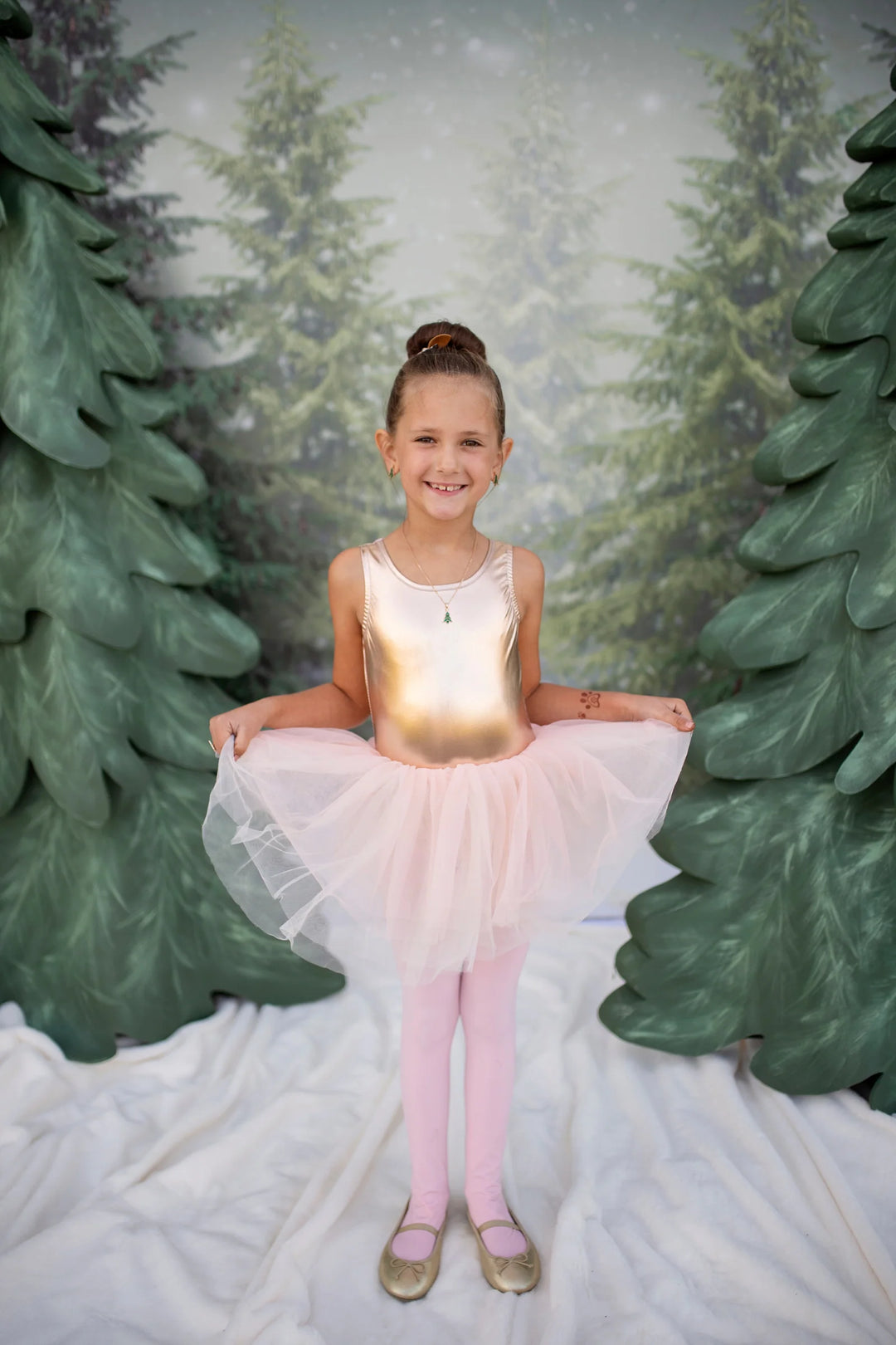 Ballet Tutu Dress - Rose Gold | Great Pretenders