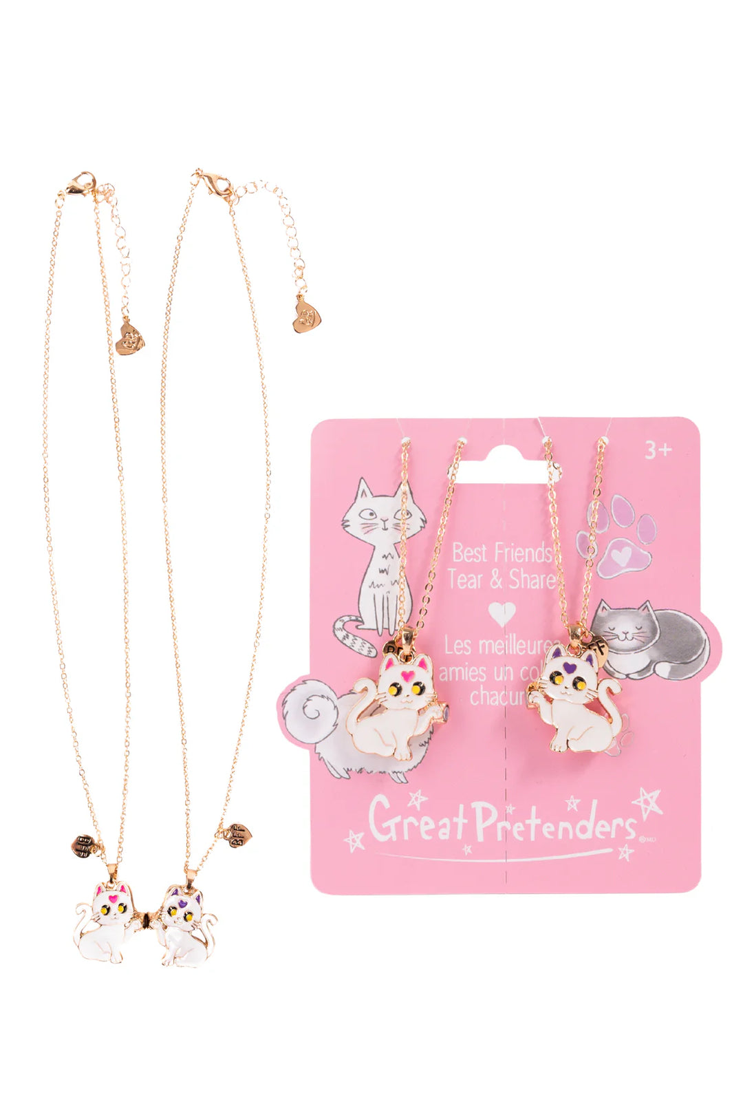 Smitten Kitten Tear & Share Necklaces | Great Pretenders
