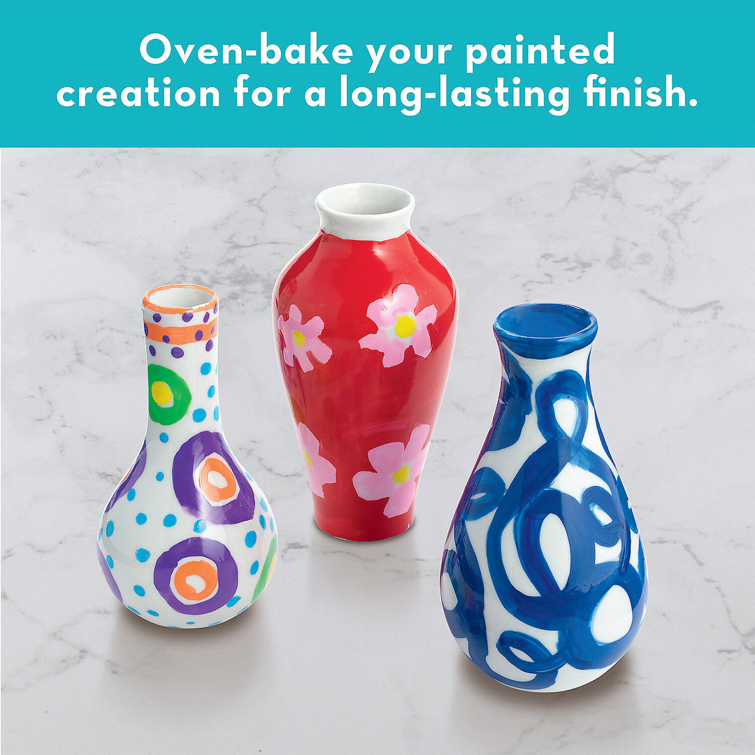 Paint Your Own Porcelain Vases | Mindware