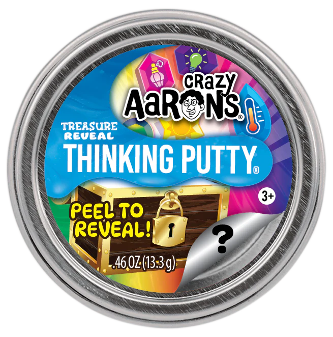Treasure Reveal - 2" Thinking Putty Tin | Crazy Aarons