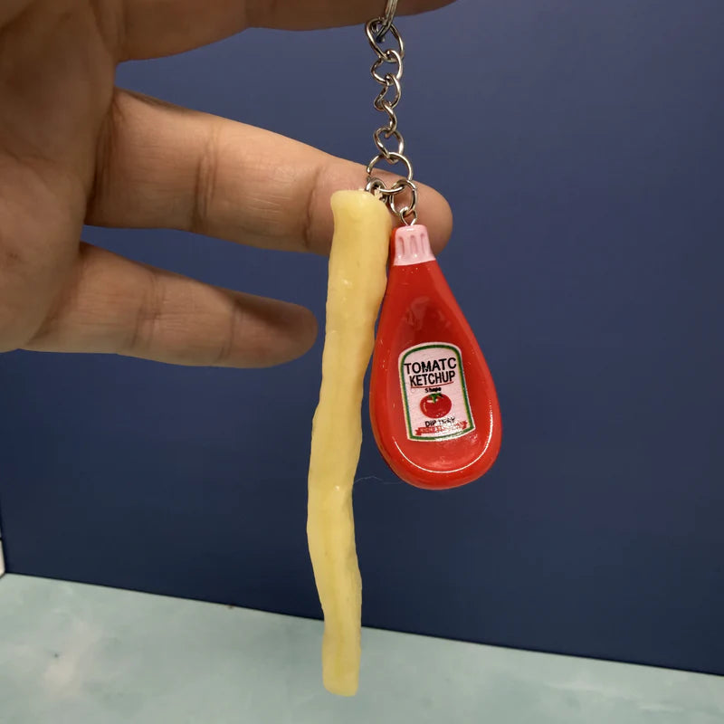 Tomato Ketchup Keychain | Rainbow Unicorn Birthday Surprise
