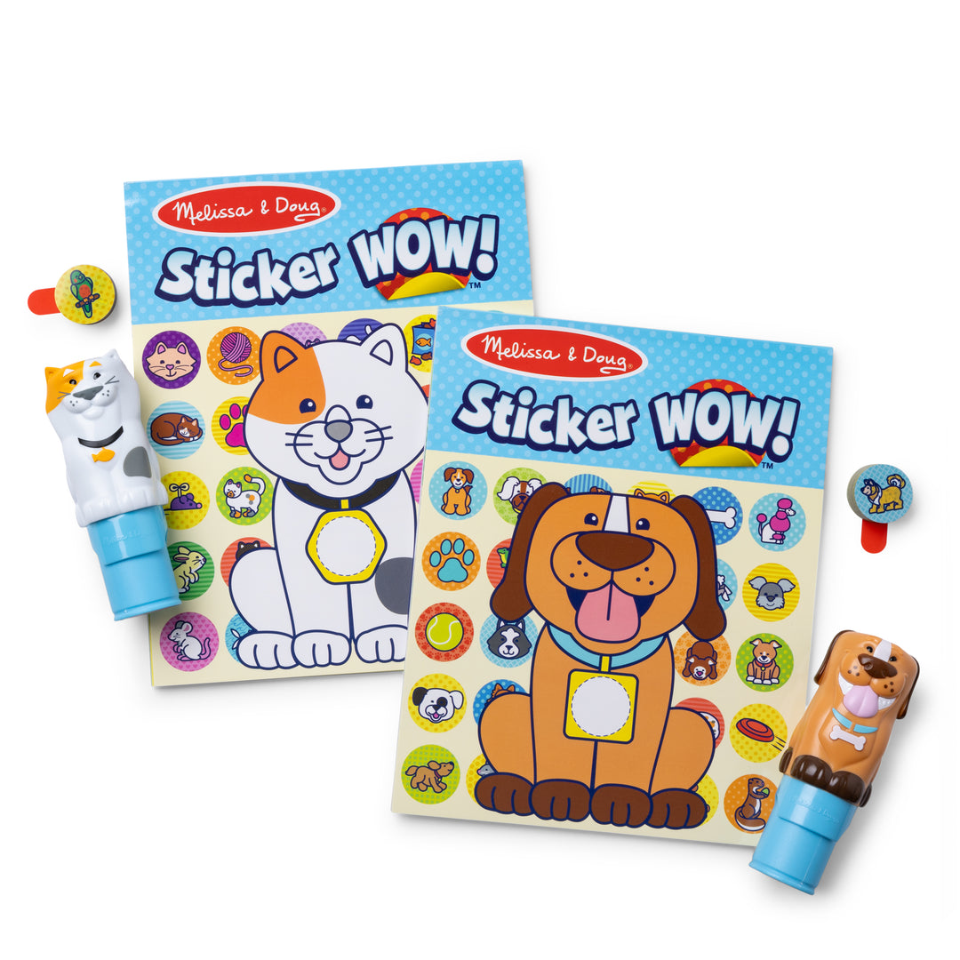 Sticker WOW!® Activity Pad & Sticker Stamper Value Pack - Pets | Melissa & Doug