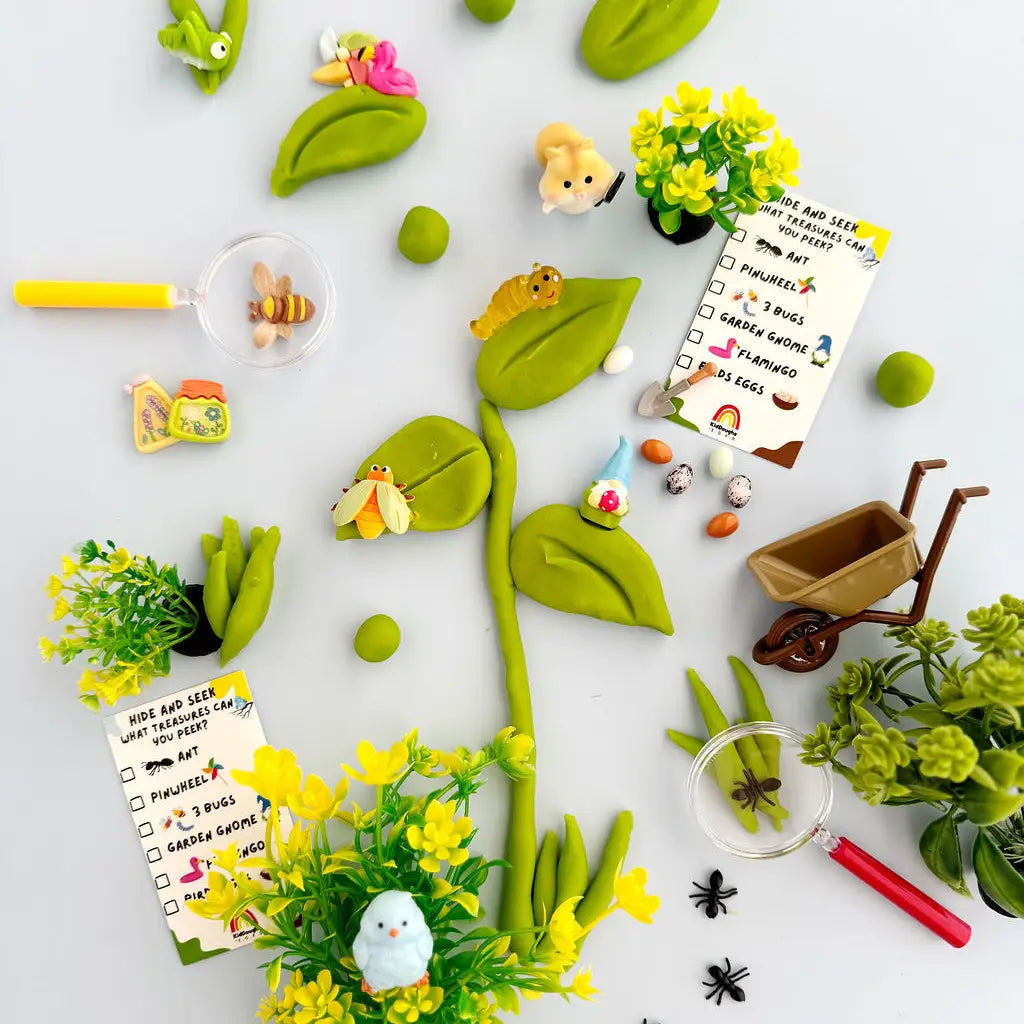 Backyard Bug Seek & Find KidDough Play Kit | Earth Grown KidDough