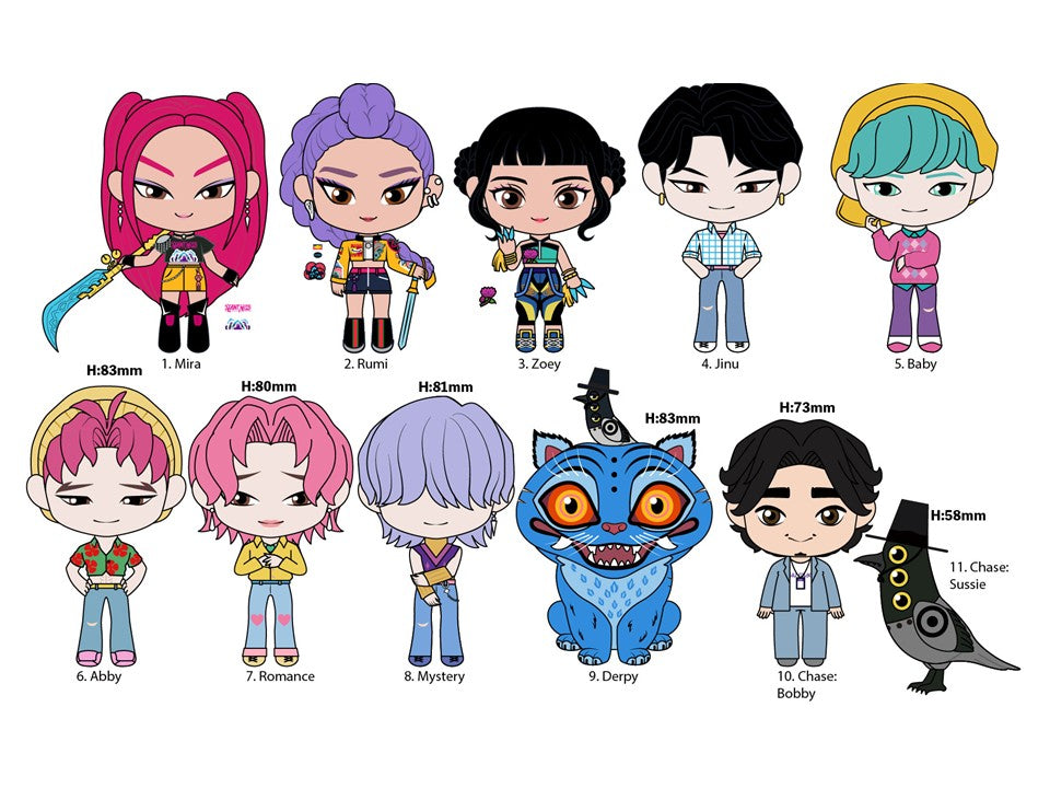 K-Pop Demon Hunters Bag Clips—Series 1 Blind Bags