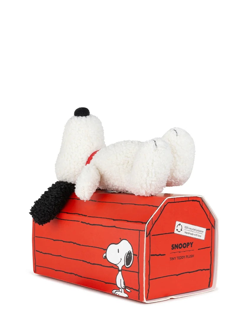 Snoopy ECO Tiny Teddy Cream in giftbox - 7" | Bon Ton Toys