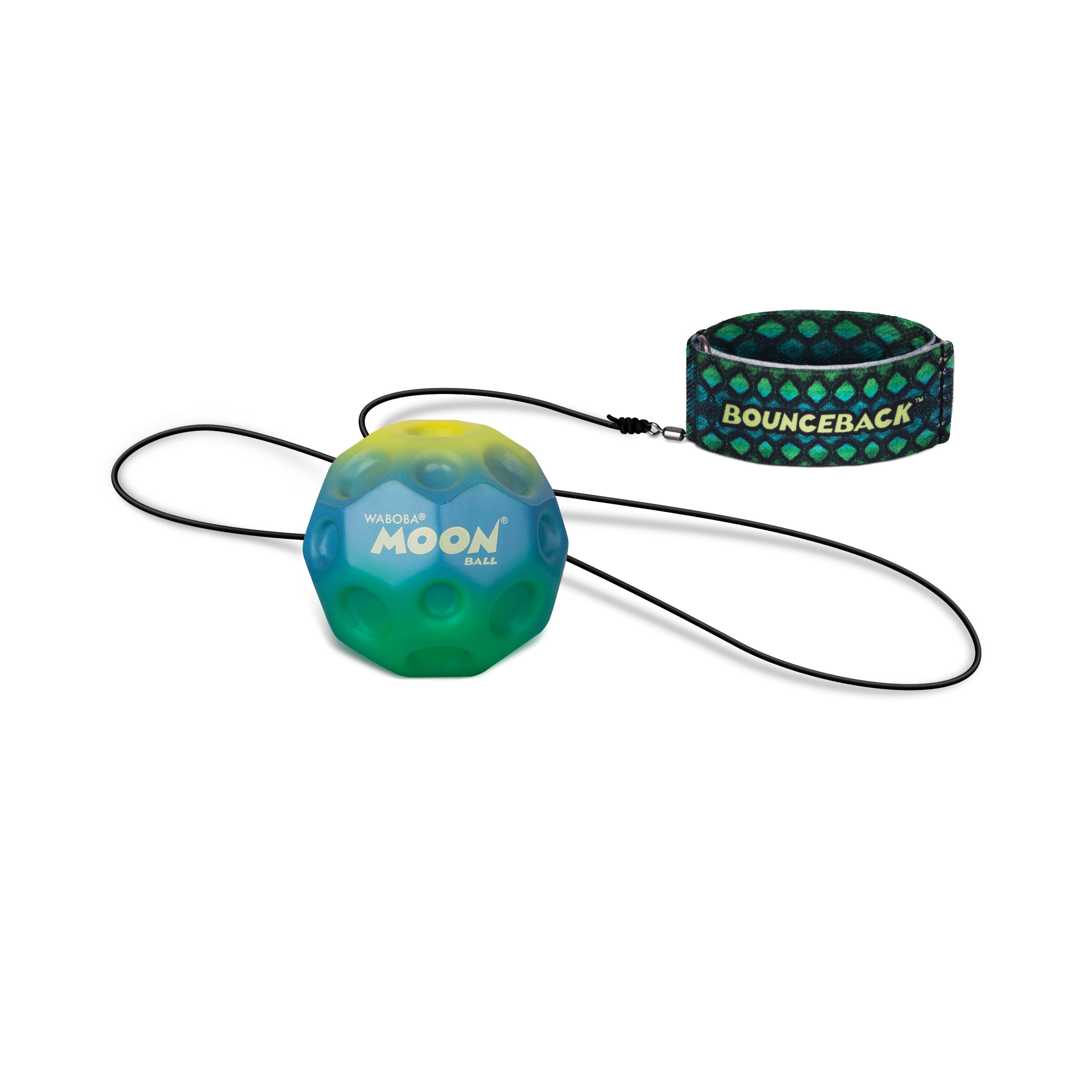 Gradient Bounceback - MoonBall on a Leash | Waboba