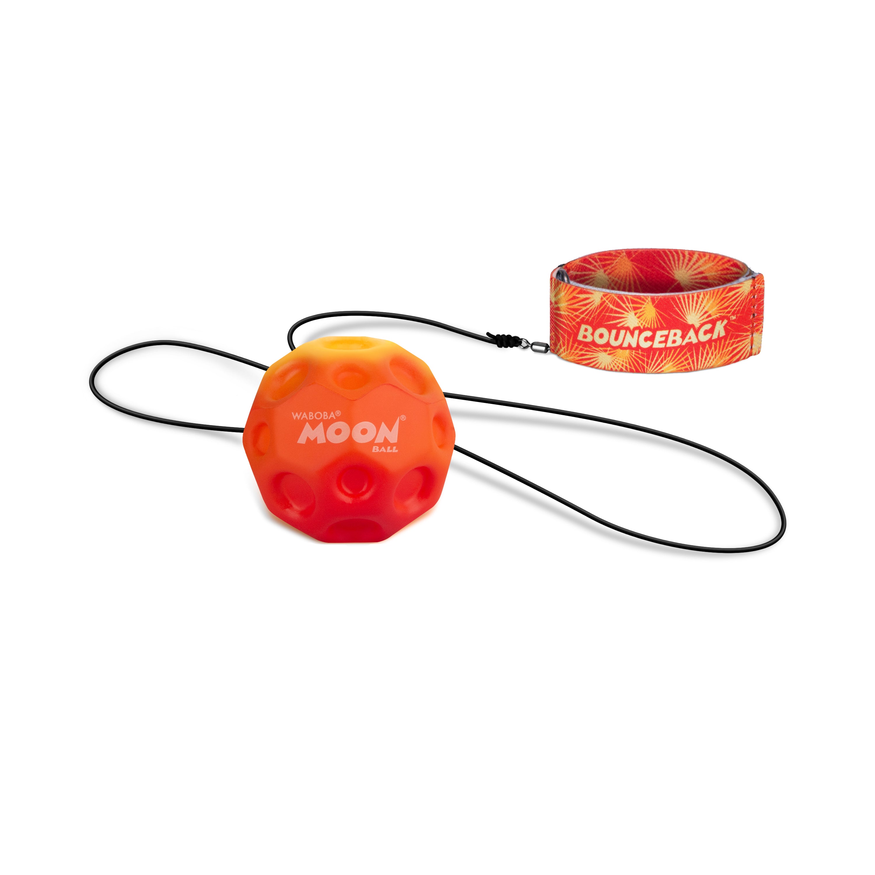 Gradient Bounceback - MoonBall on a Leash | Waboba
