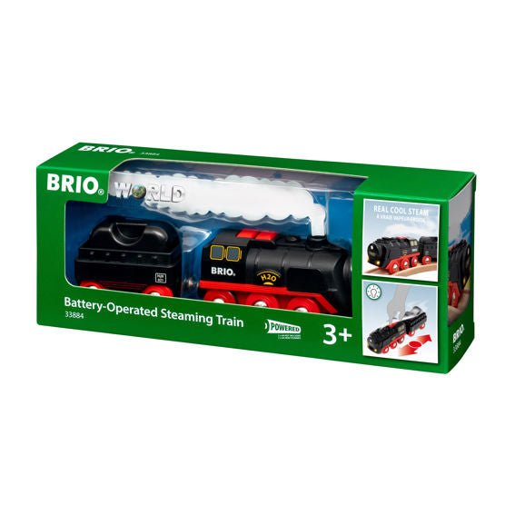 Battery-Operated Steaming Train | BRIO