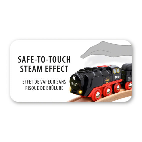 Battery-Operated Steaming Train | BRIO