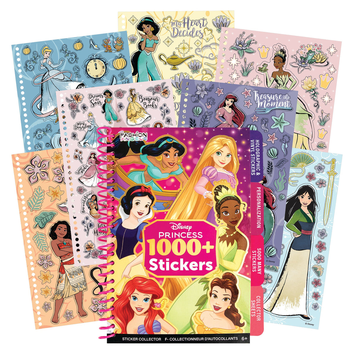 Disney Princess 1000+ Sticker Book | Fashion Angels