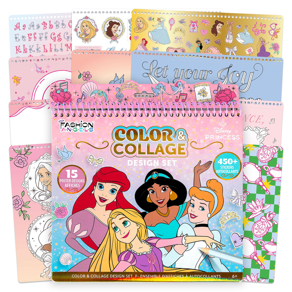 Disney Princess Color & Collage Portfolio | Fashion Angels