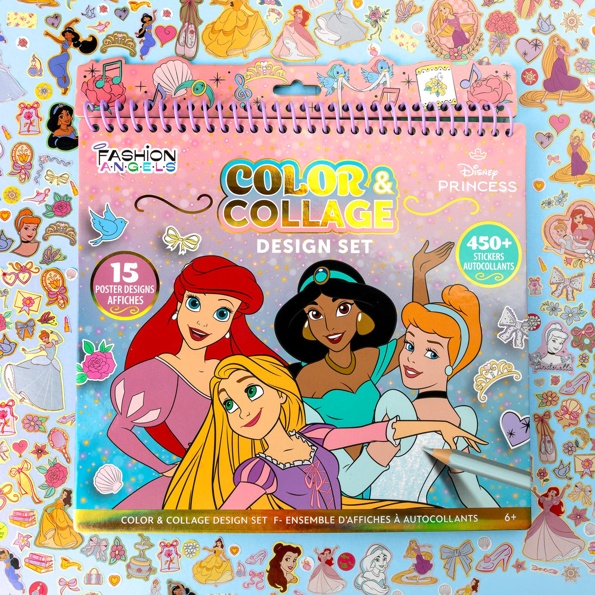 Disney Princess Color & Collage Portfolio | Fashion Angels
