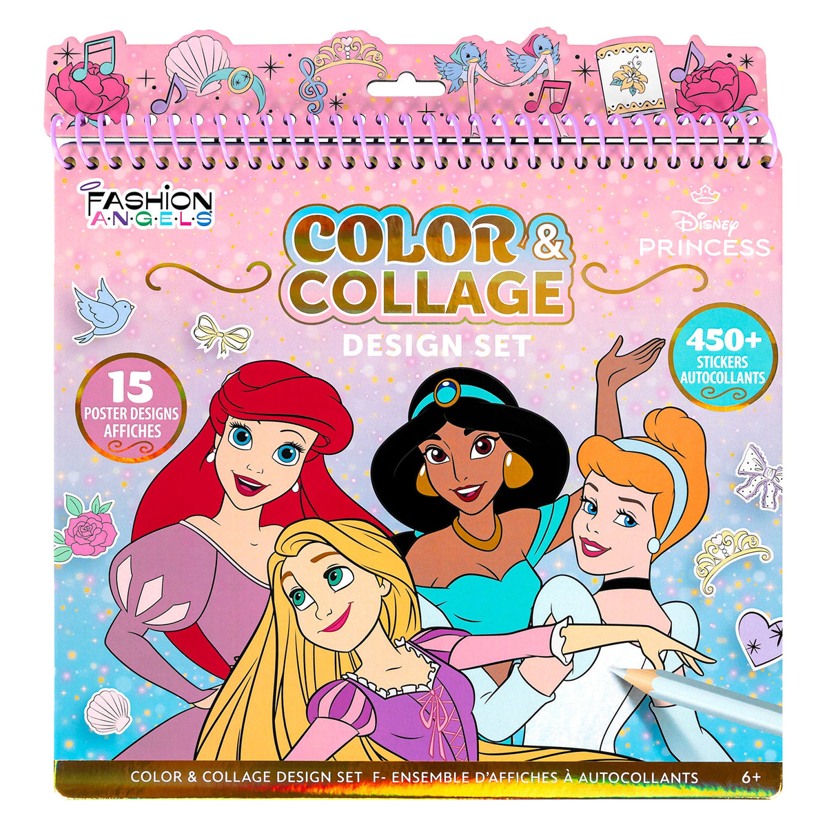 Disney Princess Color & Collage Portfolio | Fashion Angels