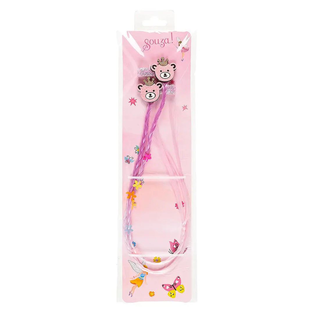 Bodine Bear Hair Clip (Pink-Lilac) | Souza