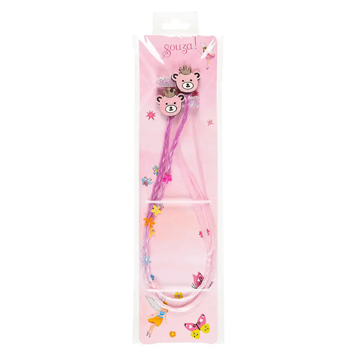 Bodine Bear Hair Clip (Pink-Lilac) | Souza