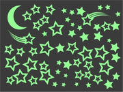 Starry Night Everyday Set - Glow in the Dark Wall Stickers | GloPlay