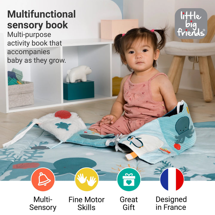 Soft Activity Book 2-in-1 - Ocean | Little Big Friends