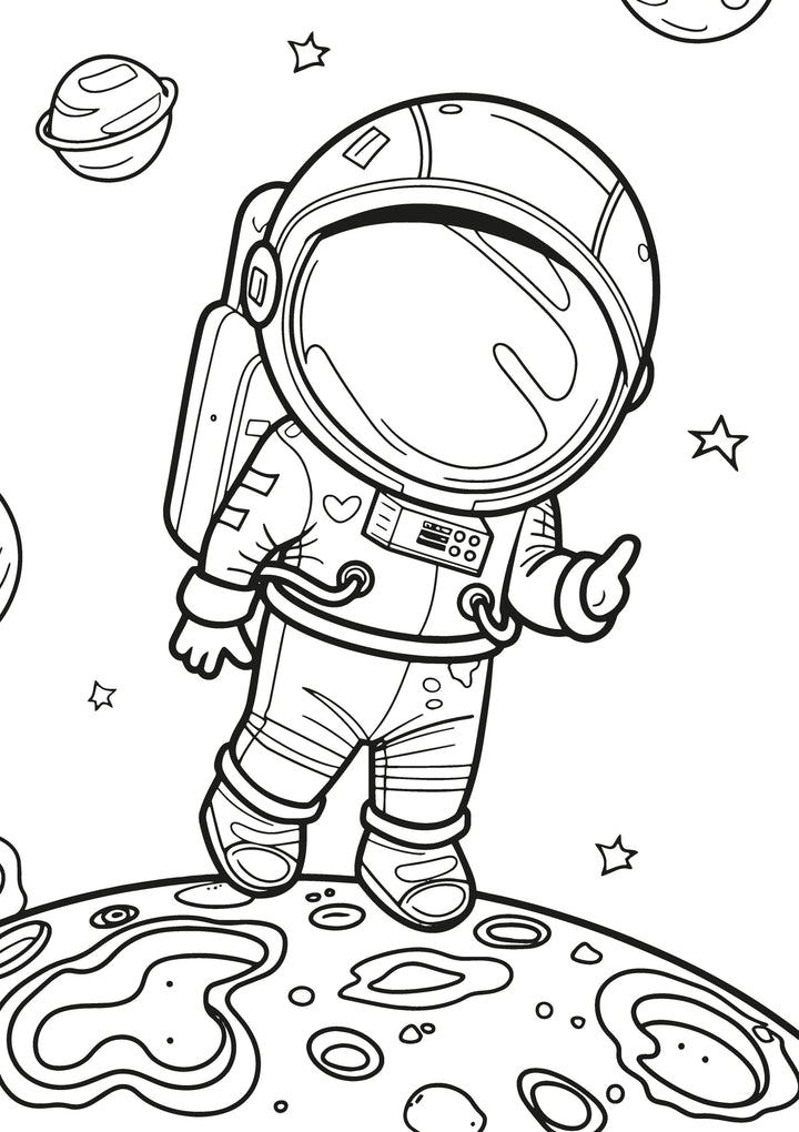 Space Race XXL Coloring Book | Nova Toys - LOCAL PICKUP ONLY