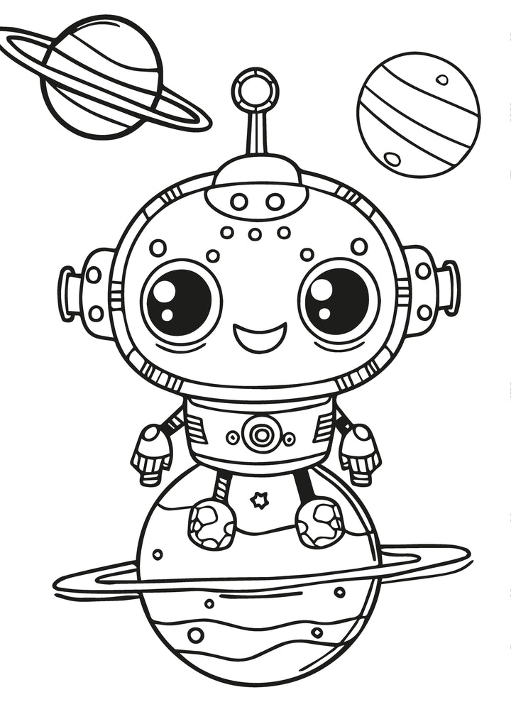 Space Race XXL Coloring Book | Nova Toys - LOCAL PICKUP ONLY