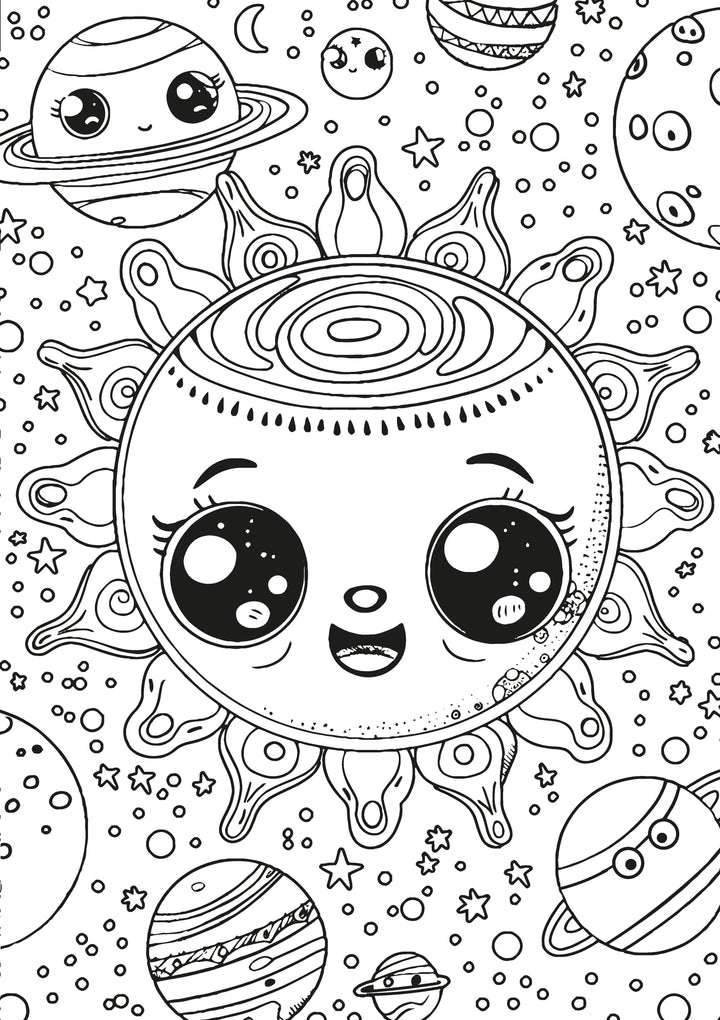 Space Race XXL Coloring Book | Nova Toys - LOCAL PICKUP ONLY