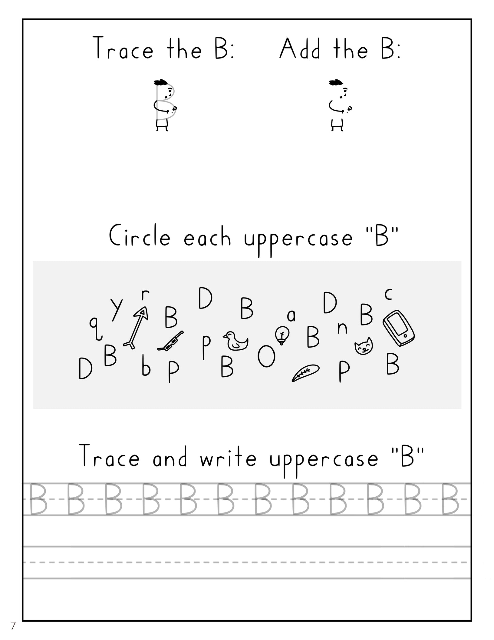 Doodles Helps Handwriting | Uppercase Letters