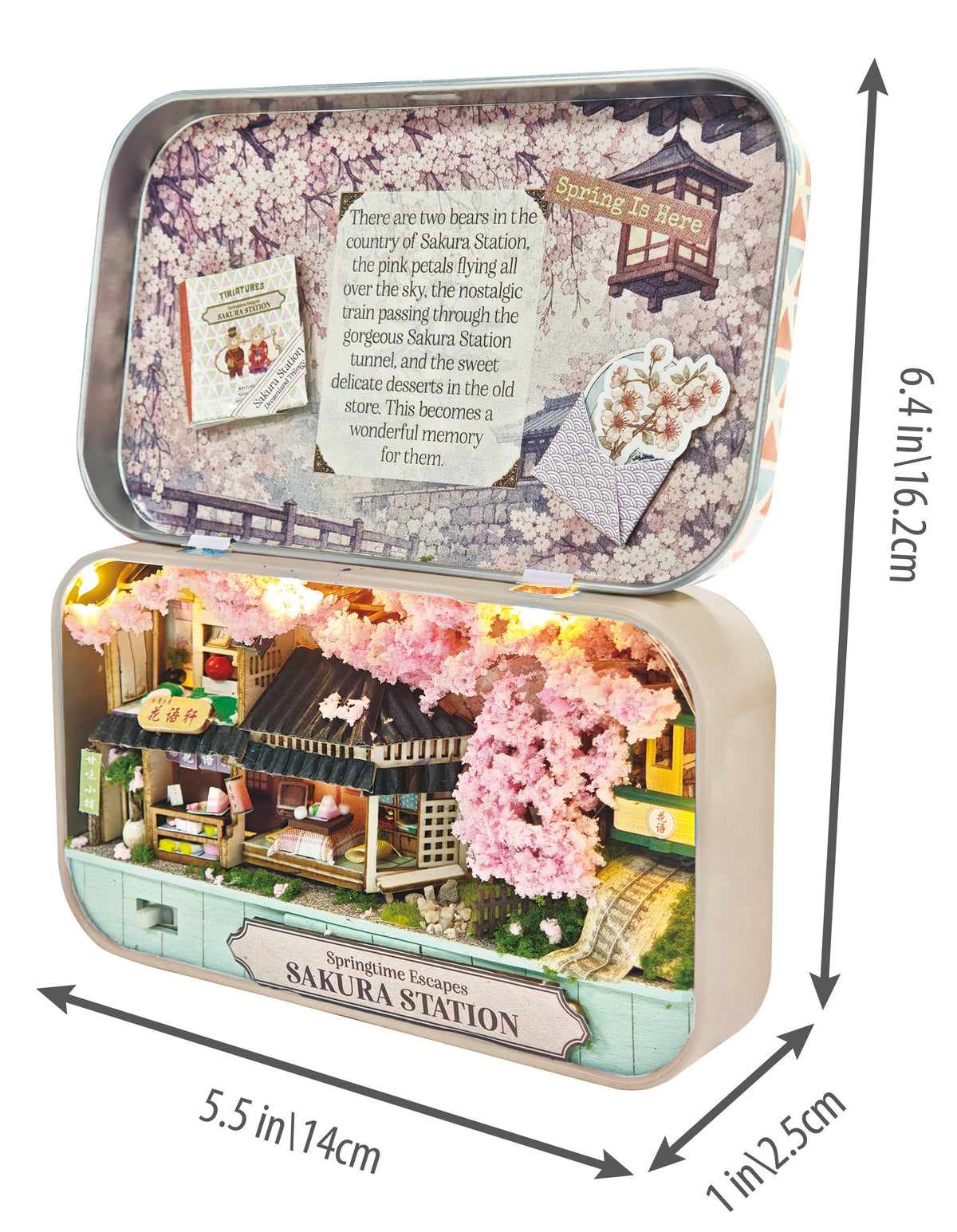 DIY Tiniatures: Sakura Station | Hands Craft