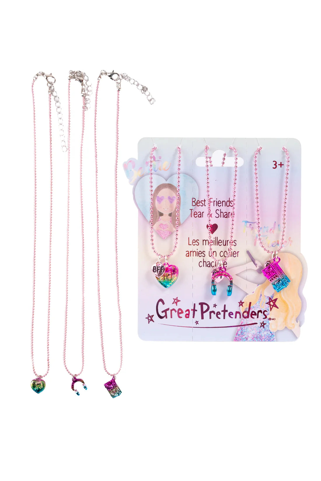 Taylor's Bestie Squad Tear & Share Necklaces | Great Pretenders