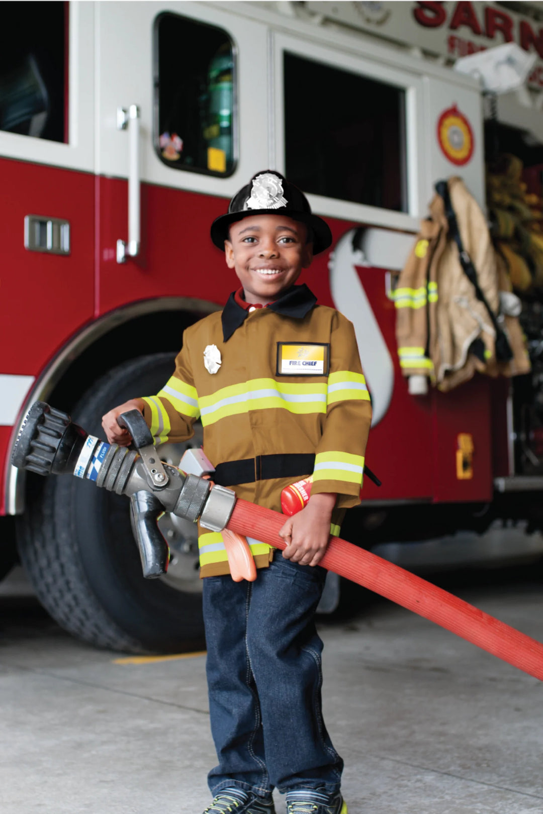 Tan Firefighter Set with Accessories | Great Pretenders