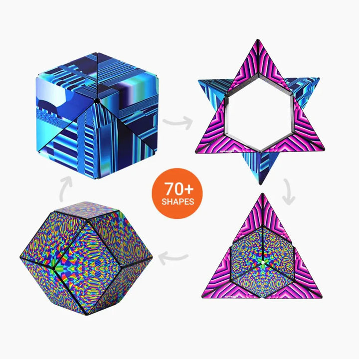 Shashibo Art Worx Series Blue Crystal | Fun in Motion Toys