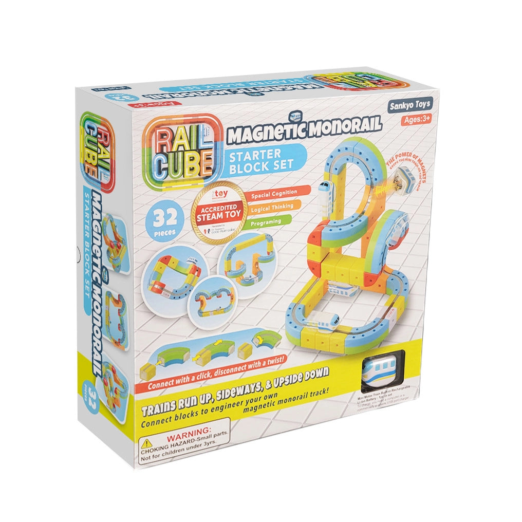 Magnetic Monorail Starter Set | Rail Cube - LOCAL PICK UP ONLY