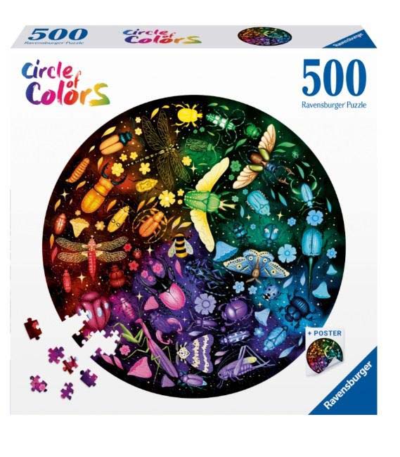 Insects - 500pc Round Puzzle | Ravensburger