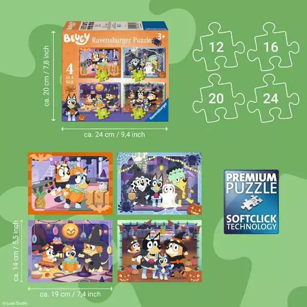Bluey Halloween - 12, 16, 20, & 24 pc | Ravensburger