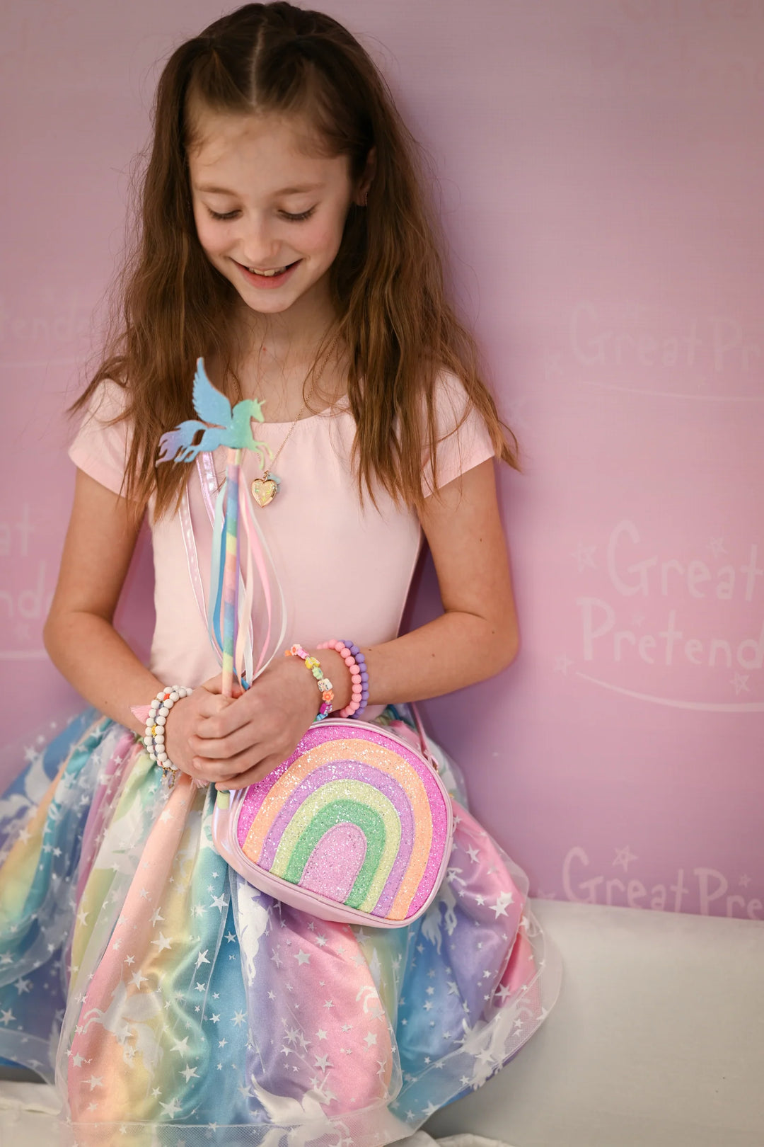 Enchanted Unicorn Skirt & Wand Set | Great Pretenders