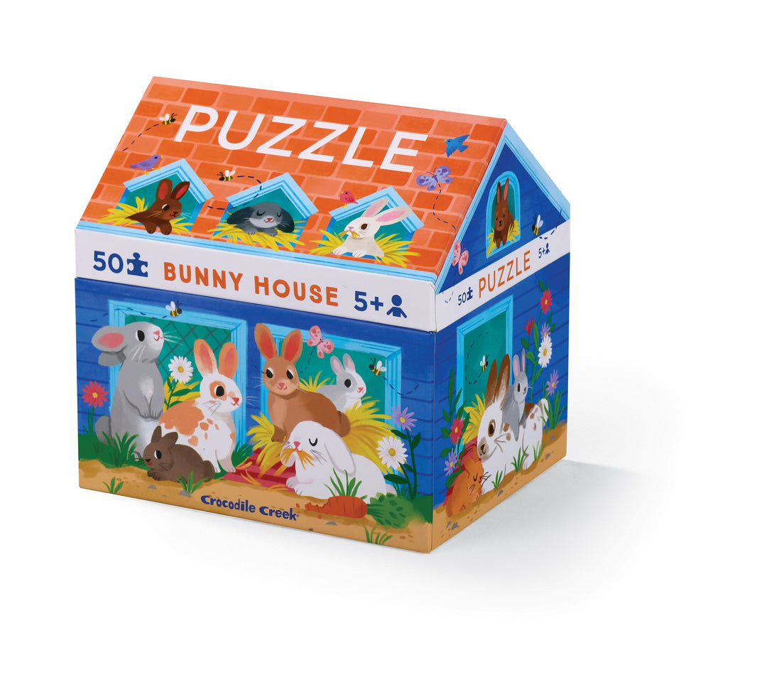 Bunny House - 50pc Puzzle | Crocodile Creek